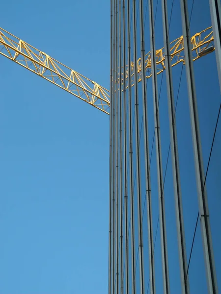 Scenic Urban View Modern Skyscrapers Facade — Stock Photo, Image