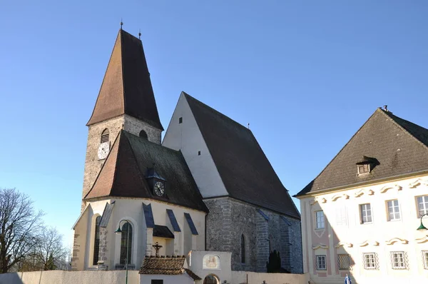 Kirche Haidershofen Niederösterreich — Stockfoto