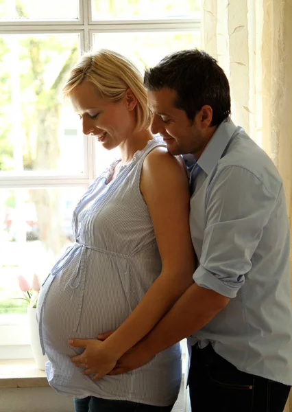 Portrait Beautiful Happy Couple — Stock Photo, Image