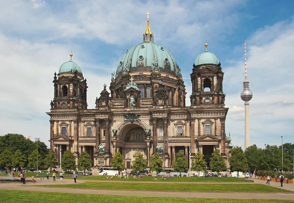 Berliner Dom Berlin Deutschland Cattedrale Berlino Germania — Foto Stock