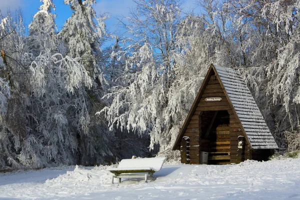 Winterindrukken Sauerland — Stockfoto