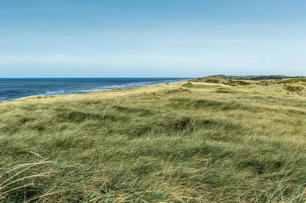 Kuzey Denizi Ndeki Sylt Adası Nın Kumullarının Üzerinde — Stok fotoğraf