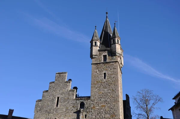 Ротшильдський Замок Обідуфен Дер Ібс — стокове фото