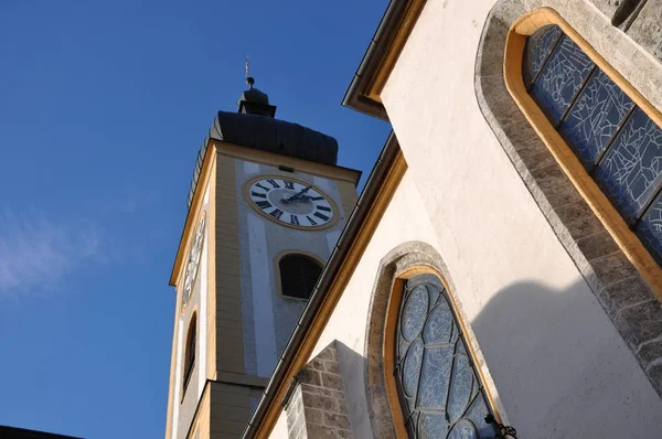 Iglesia Parroquial Ciudad Renuncia Der Ybbs — Foto de Stock