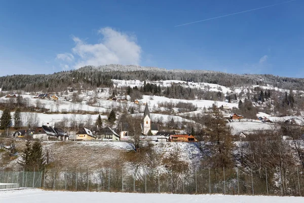 Vista Panorámica Del Majestuoso Paisaje Los Alpes — Foto de Stock