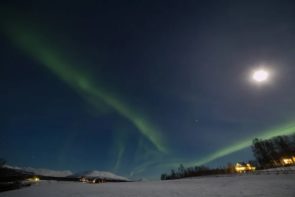 Norwegia Tle Krajobrazu — Zdjęcie stockowe