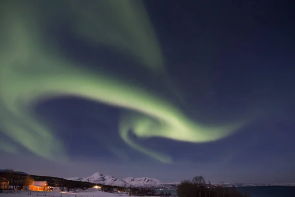 Norwegen Auf Naturlandschaft Hintergrund — Stockfoto