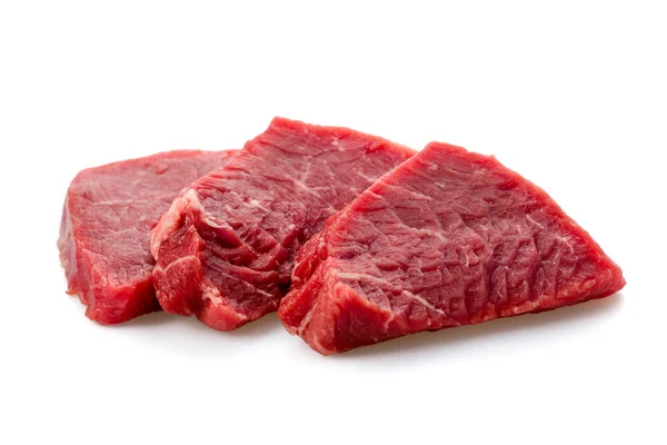 Färsk Sirloin Stek Skivad U200B U200Bon Bakgrund — Stockfoto