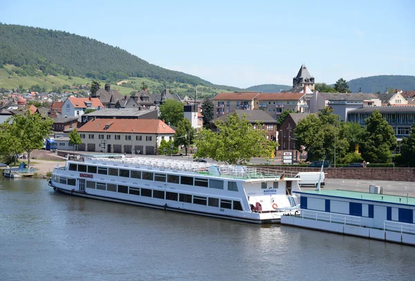 Miltenberg Main Odenwald Franconia Bavaria Germany Ship Ships River Excursion — 图库照片