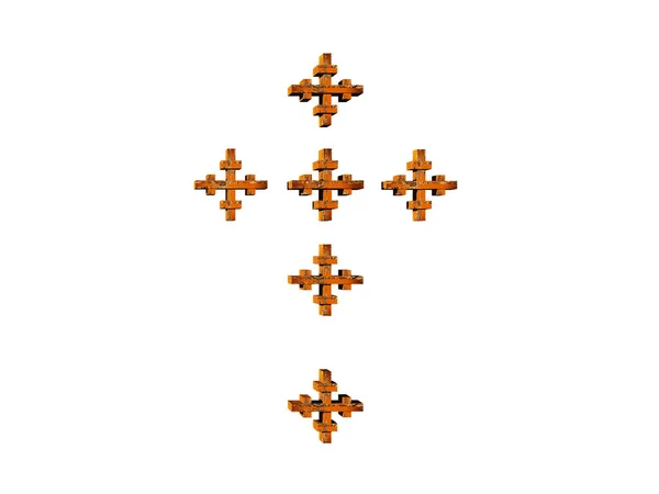 Крест Значок Векторная Иллюстрация — стоковое фото