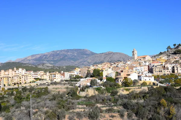 Polop Marina Spanyolország Alicante Costa Blanca Falu Homlokzatok — Stock Fotó