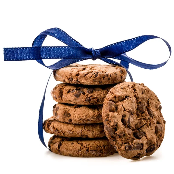 Cookies Aisladas Sobre Fondo Blanco — Foto de Stock