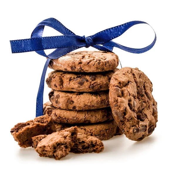 Cookies Aisladas Sobre Fondo Blanco — Foto de Stock