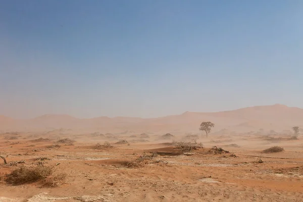 Sossusvlei Localizado Parte Sul Deserto Namib — Fotografia de Stock