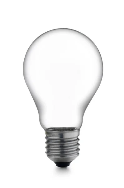 Incandescent Light Bulb White Background — Stock Photo, Image