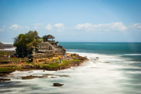 Tanah Mucho Templo Larga Exposición Bali Indonesia — Foto de Stock