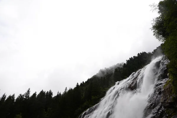 Grawa Cachoeira Grawa Grawawasserfall Cachoeira Cascata Stubaital Stubai Tirol Áustria — Fotografia de Stock