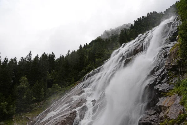 Grawa Cascata Grawa Grawawasserfall Cascata Cascata Stubaital Stubai Tirol Austria — Foto Stock