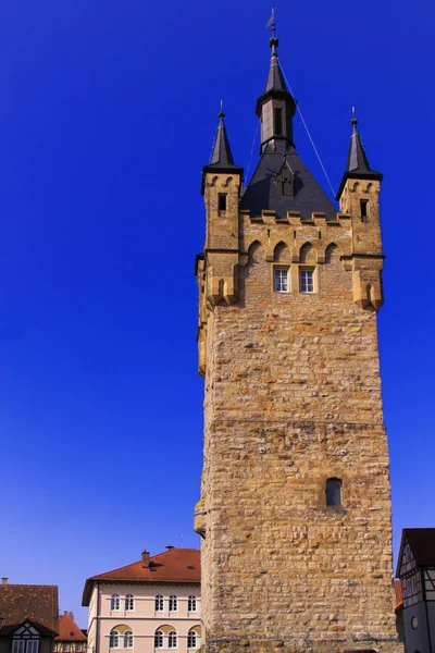 Torre Azul Wimpfen Ruim — Fotografia de Stock