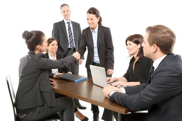 Handshake Agreement Business Dealings — Stock Photo, Image