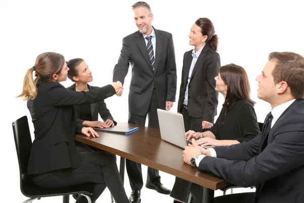Handshake Agreement Business Dealings — Stock Photo, Image