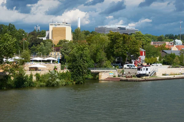 Міський Пейзаж Schweinfurt Нижня Франконія Багато — стокове фото