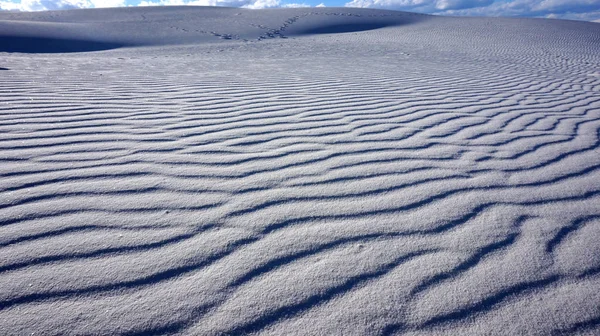 Έρημος White Sands Βρίσκεται Στη Λεκάνη Tularosa Του Νέου Μεξικού — Φωτογραφία Αρχείου