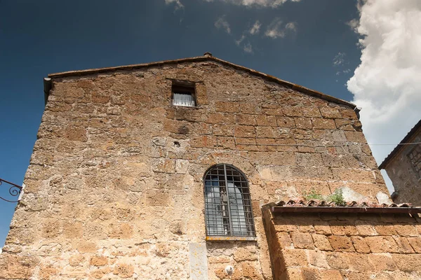 Αρχιτεκτονική Του Bagnoregio Κοντά Στο Viterbo Lazio Ιταλία — Φωτογραφία Αρχείου