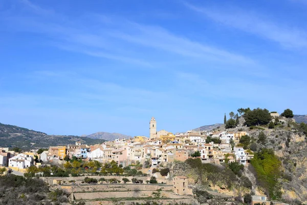 Polop Marina Costa Blanca Spanyolország Alicante Falai Temploma — Stock Fotó