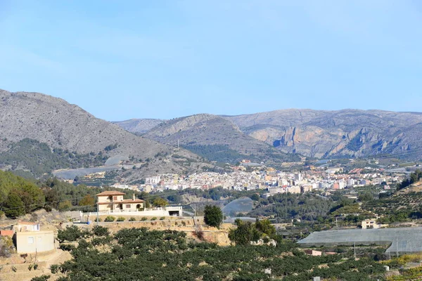 Callosa Sarria Hiszpania Alicante Costa Blanca Wieś Domy — Zdjęcie stockowe