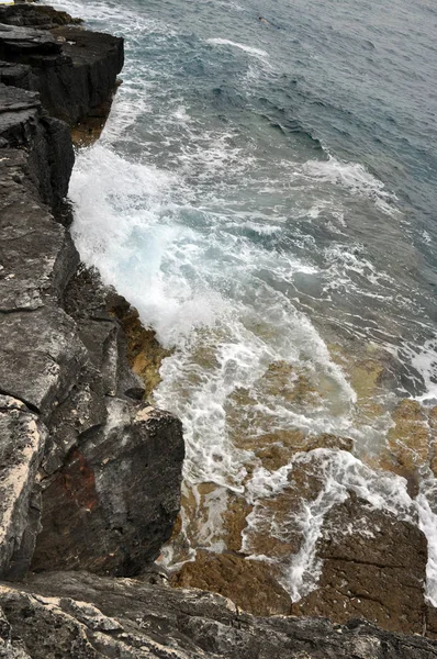 Cape Kameniak Istrien Kroatia Halvön Hav Medelhavet Kust Land Våg — Stockfoto