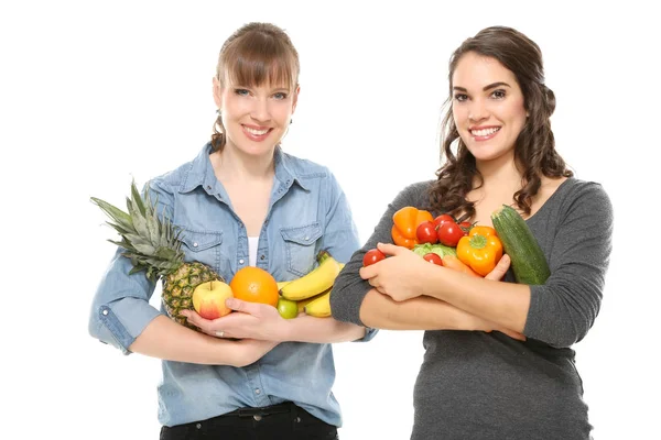 Freundinnen Kauften Zusammen Ein — Stockfoto