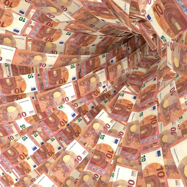 Vorágine Dinero Euros —  Fotos de Stock