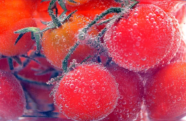 Fraises Rouges Vertes Fraîches — Photo