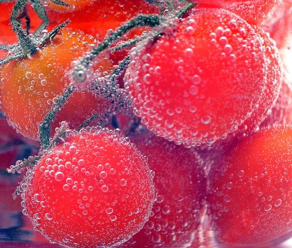 Morango Vermelho Fresco Água — Fotografia de Stock