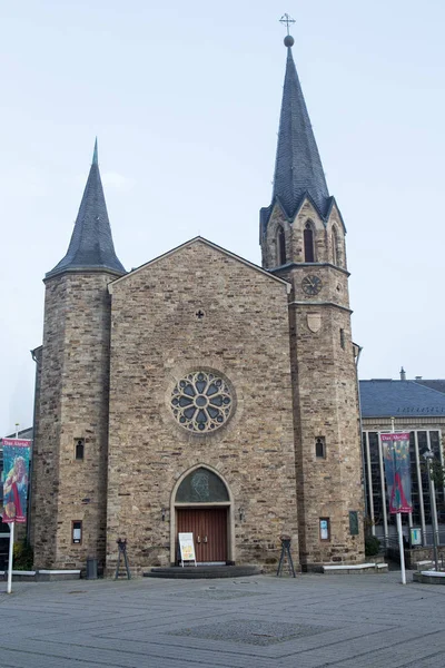Vista Panorámica Los Detalles Iglesia Arquitectura — Foto de Stock