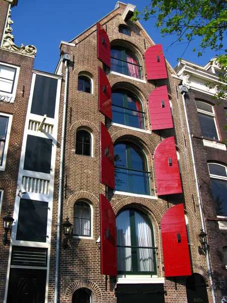 アムステルダムのプリンセングラートハウスは — ストック写真