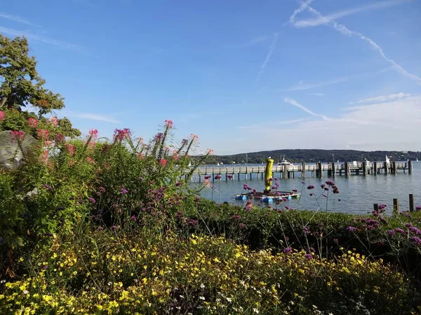 Finales Del Verano Lago Starnberg — Foto de Stock