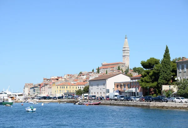 Rovinj Istria Croacia Mar Mediterráneo Costa Península Casco Antiguo Pintoresco —  Fotos de Stock
