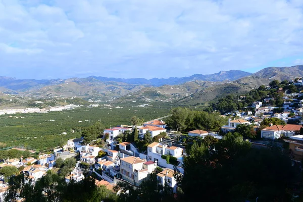 Vista Panorâmica Das Fachadas Cidade — Fotografia de Stock