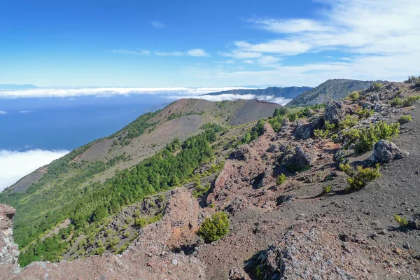 Utsikt Över Väster Från Hierro Kanarieöarna — Stockfoto