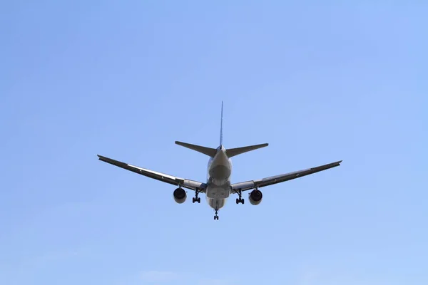 Aterragem Avião Aeroporto Haneda B777 — Fotografia de Stock