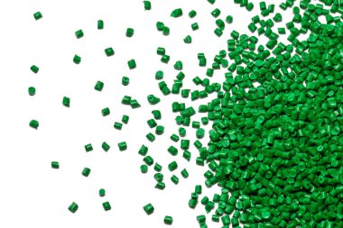 green polymer resin on white for background clipart