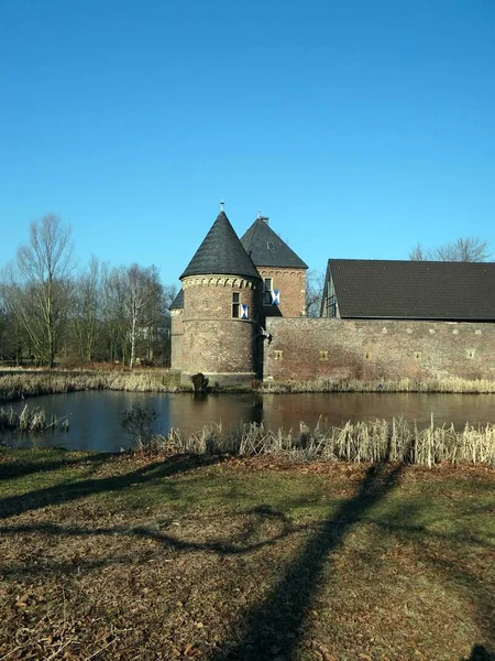 Vue Panoramique Sur Architecture Majestueuse Château Médiéval — Photo