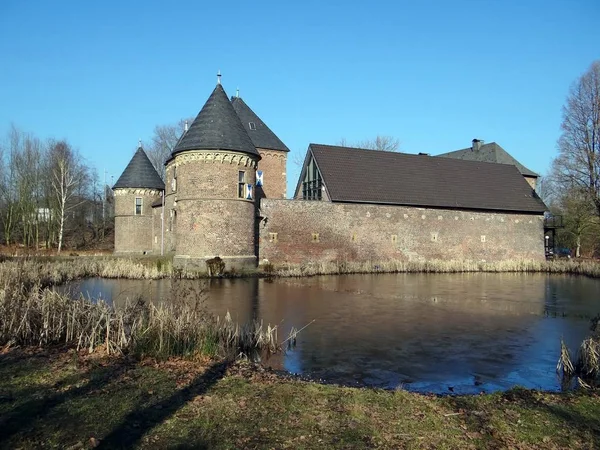 Vue Panoramique Sur Architecture Majestueuse Château Médiéval — Photo