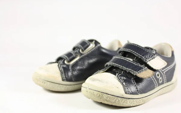 Old Toddler Sneakers Velcro — Φωτογραφία Αρχείου