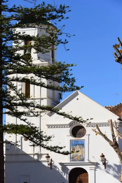 Fasady Nerja Costa Del Sol Costa Tropikalnej Hiszpanii — Zdjęcie stockowe