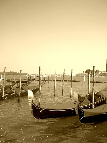 Gondeln Venedig Stadt Italien Reisen — Stockfoto