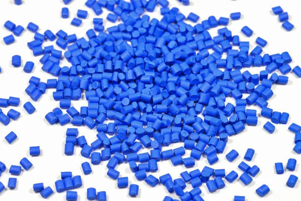 Material Sintético Azul Para Industria Plástica — Foto de Stock
