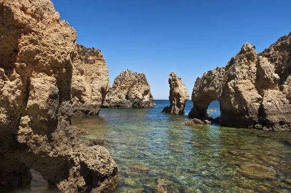 Algarve Ponta Fabdade — стоковое фото